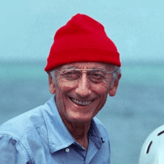 French explorer, Jacques Cousteau